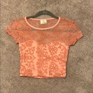 Lacy crop top